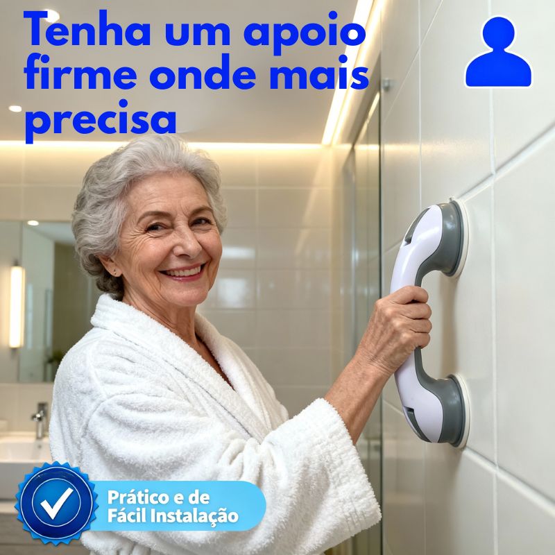 Barra de Apoio Portátil para Banheiro - SafeGrip